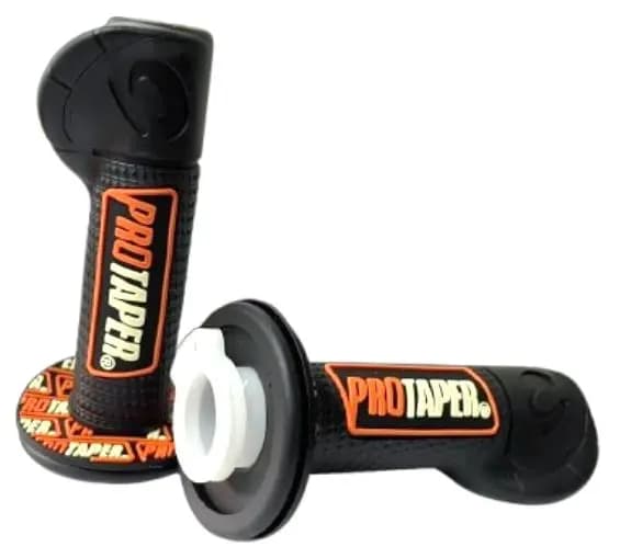 Puño Universal Para Moto C/descan Naranja (protaper)