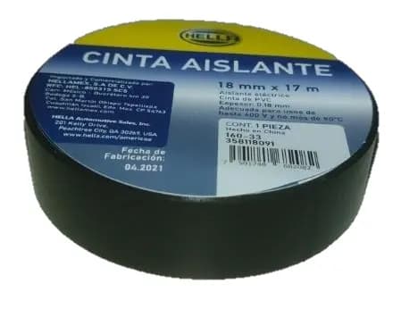 Tape Electrico 18 Mmx 17M Hella