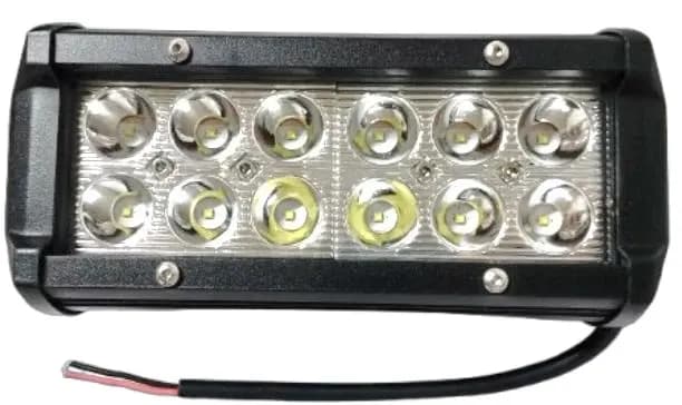 Luz Led Barra 12LED 36W Rectangular 9-30VOLT