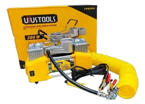 Compresor Mini Doble Piston 300W Uyustools
