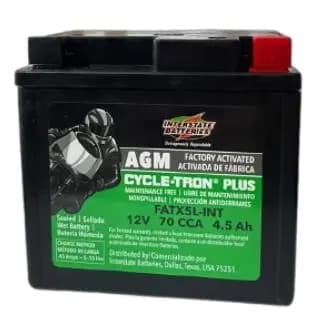 Bateria Agm Xr (-+) 12V 70CCA 4,5AH Reforzada YTX5LB ((interstate))