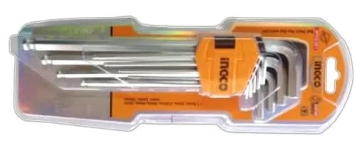 Jgo Llave Allen Punta Bolamilimetrica (9PCS/SET) ((ingco))