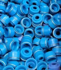 Sello Valvula Moto Chinas Val/ Gruesa Honda 4.9MM X 7.82MM Azul