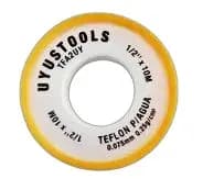Cinta Teflon 1/2X10M P/agua ((uyustools)) (caja 12UNI)