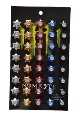 Jgo Tornillo Decorativo Alloy Colores TOR3 40PZ
