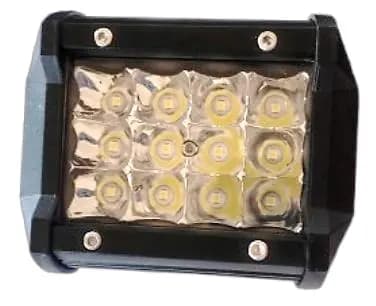 Luz Led Halogeno Cuadrado 4" 12L 36W Blanco Rolinger